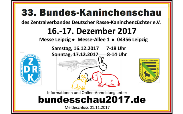 33. Bundes-Kaninchenschau 2017 in Leipzig