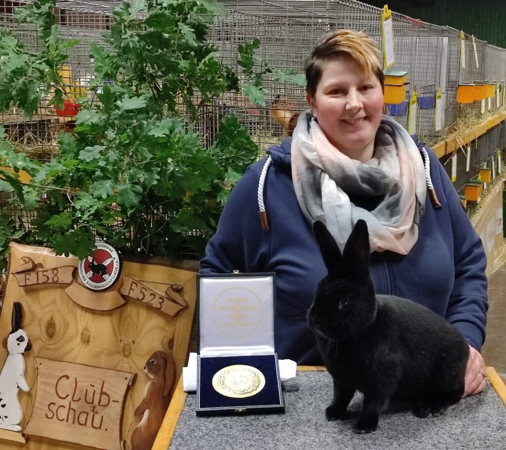 24. Satin-Club-Vergleichsschau 2023 in Sandbostel, Jessica Nöppert