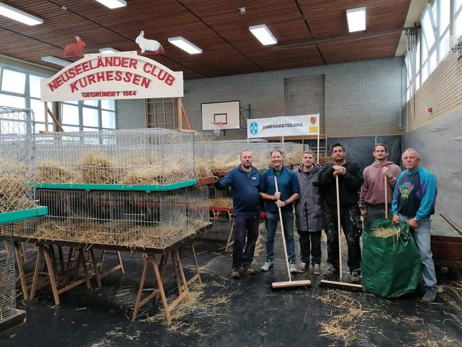 51. Neuseeländer-Club-Vergleichsschau 2025 in Bebra, Mitarbeiter-Team