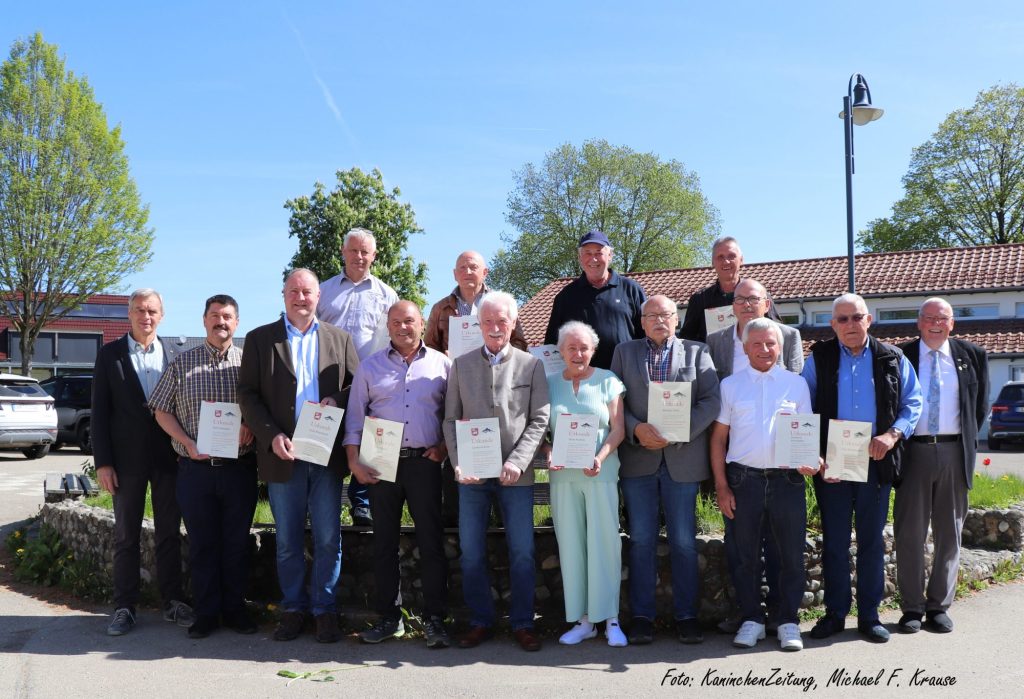 JHV Württemberg-Hohenzollern 2025 in Alfdorf: Die neuen Meister der Schwäbischen Rassekaninchenzucht.