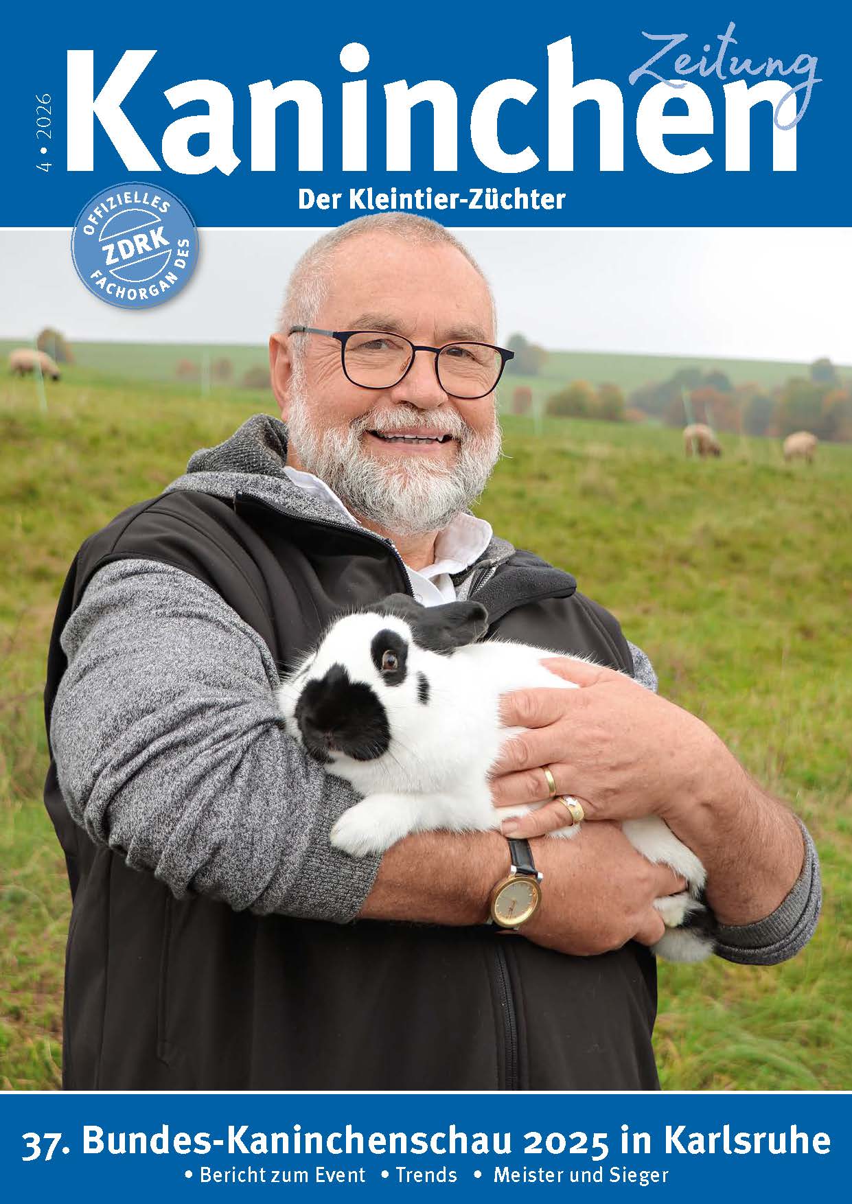 Titelseite KaninchenZeitung 4/2026
