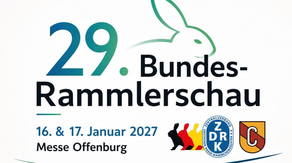 29. Bundes-Rammlerschau 2027 in Offenburg