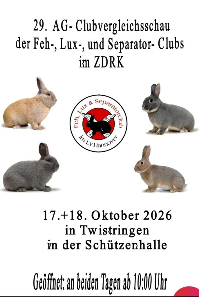 29. Feh-, Lux-, Sep-CVS, Einladung